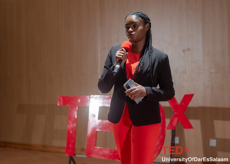 Vanessa Kisowile at TEDx University of Dar es Salaam